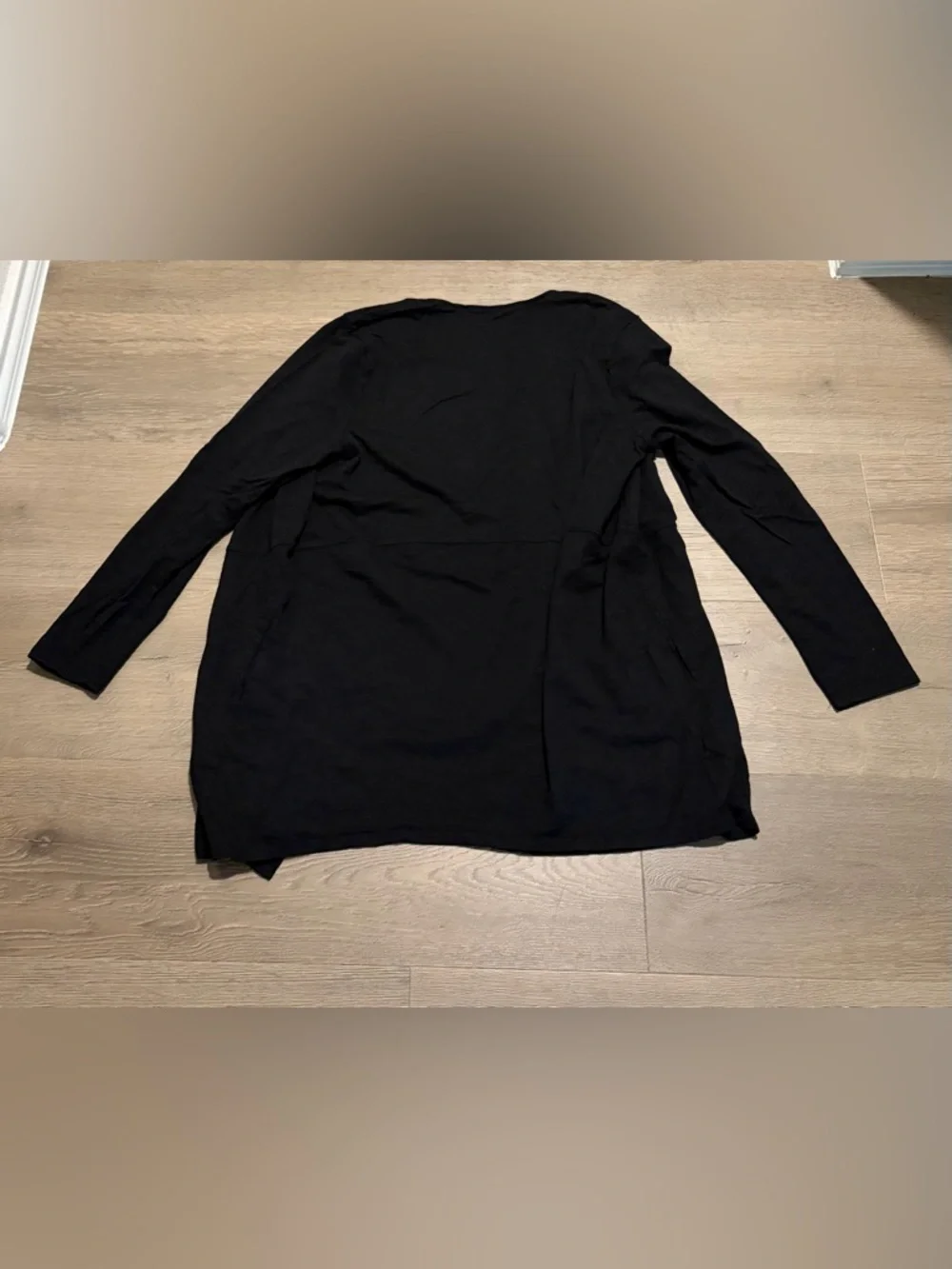 Chico's Black Scoop Neck Tee